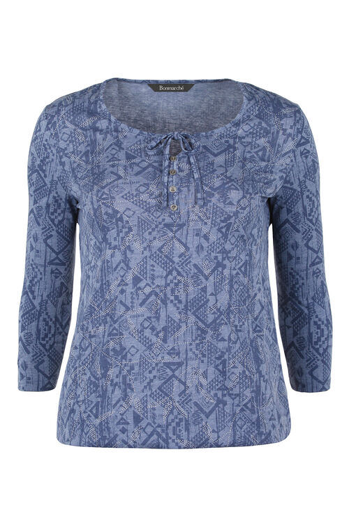 Metallic Spot Print T-Shirt