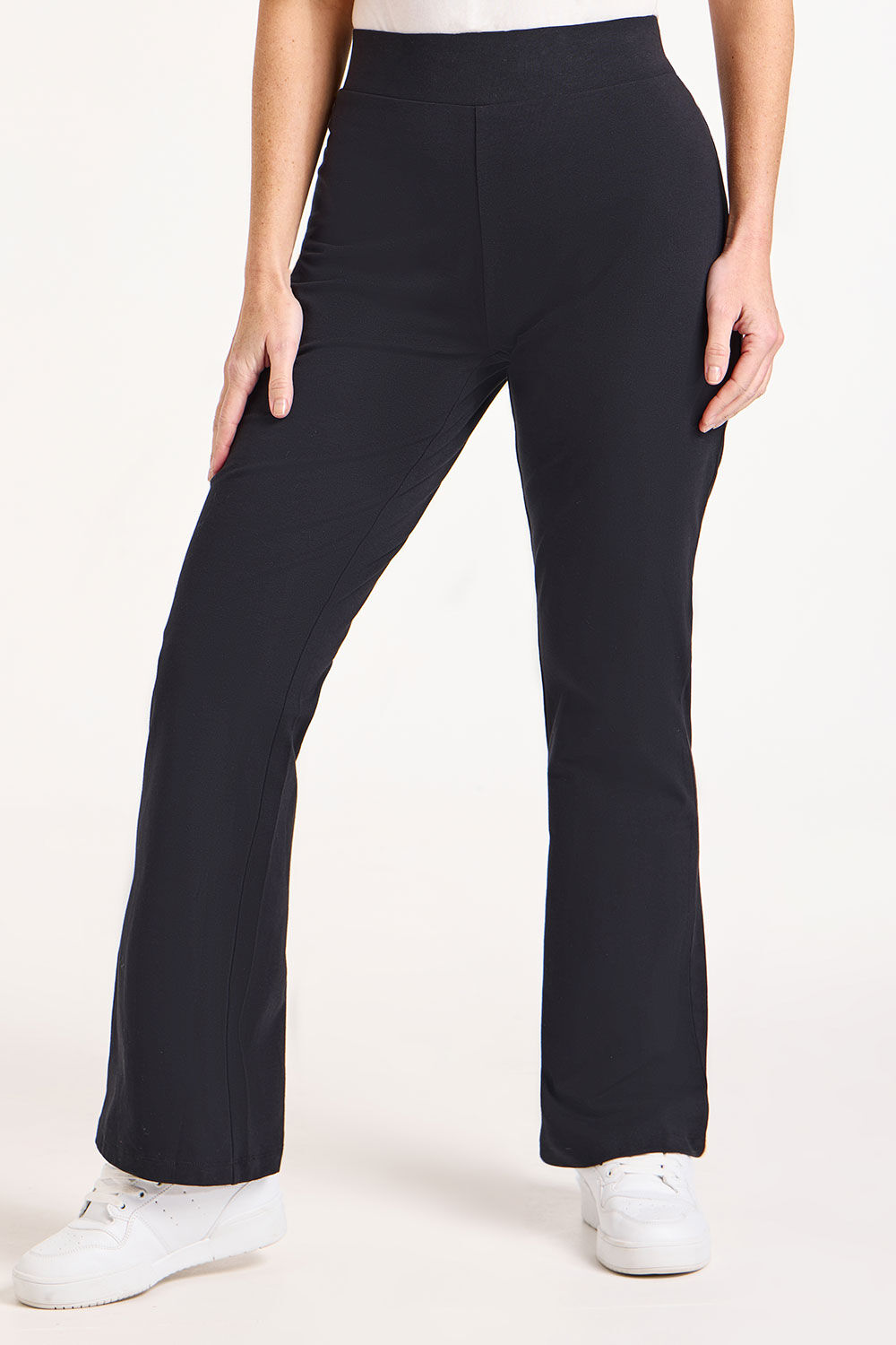 Bonmarche Regular Yoga Pants - Black - Size 10