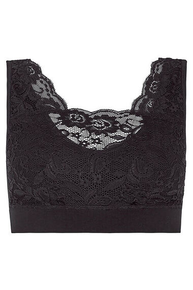 Smooth Curves Comfort Lace Panel Bra