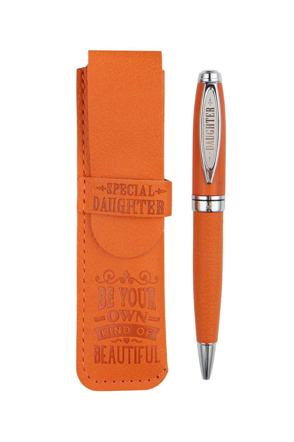 Handh Orange H & H - Bamboo Signature Pen