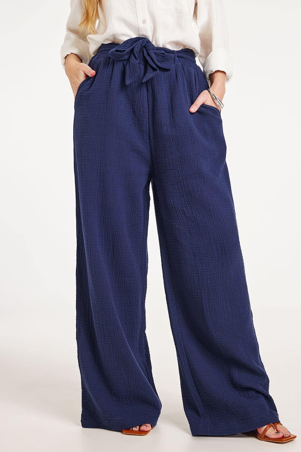 Shop Tu Clothing Women's Wide Leg Summer Trousers up to 80% Off | DealDoodle