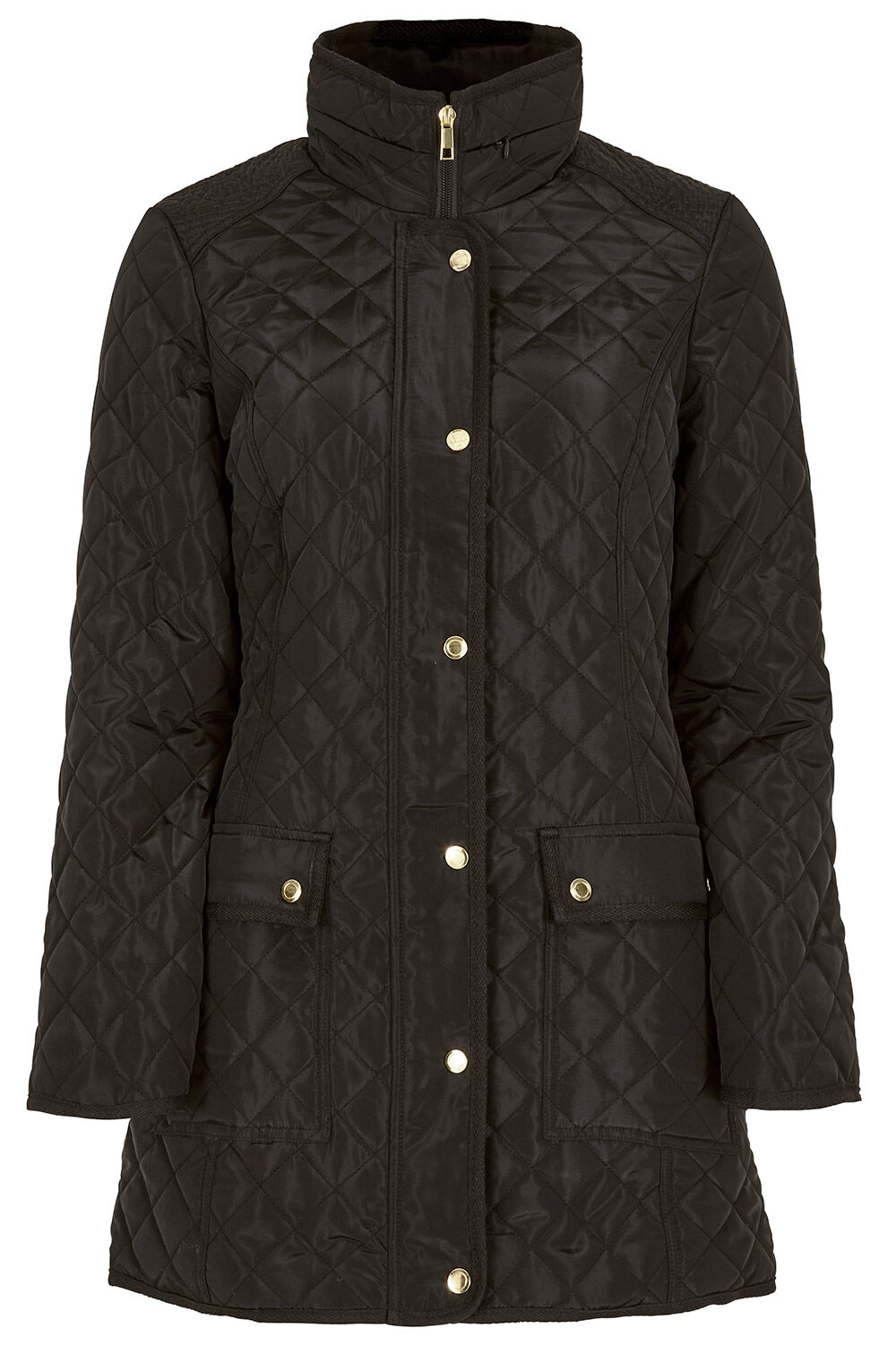 Buy Longline Cut Quilted Jacket | Home Delivery | Bonmarché