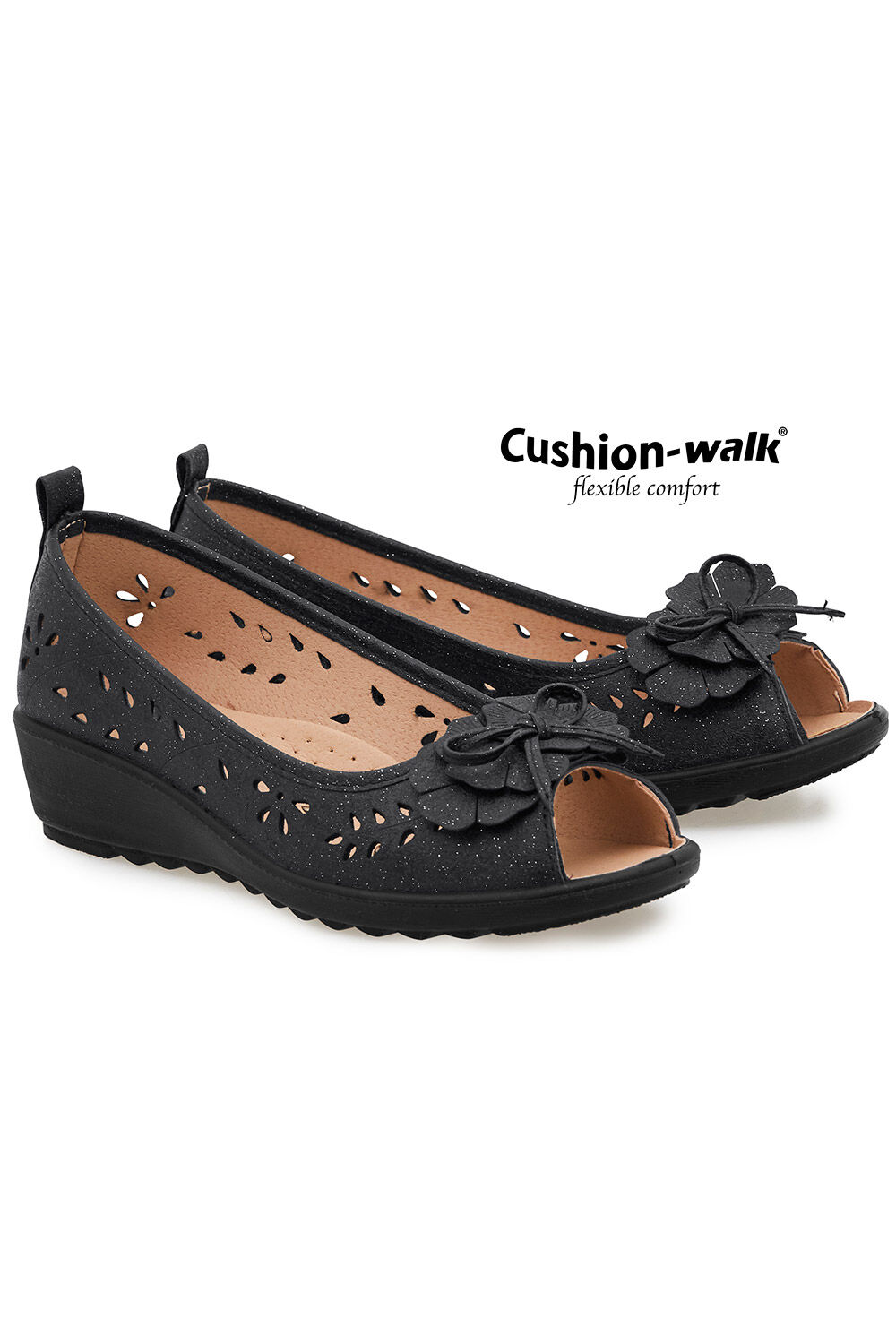 Cushion Walk Womens Slip On Shoes Flexible