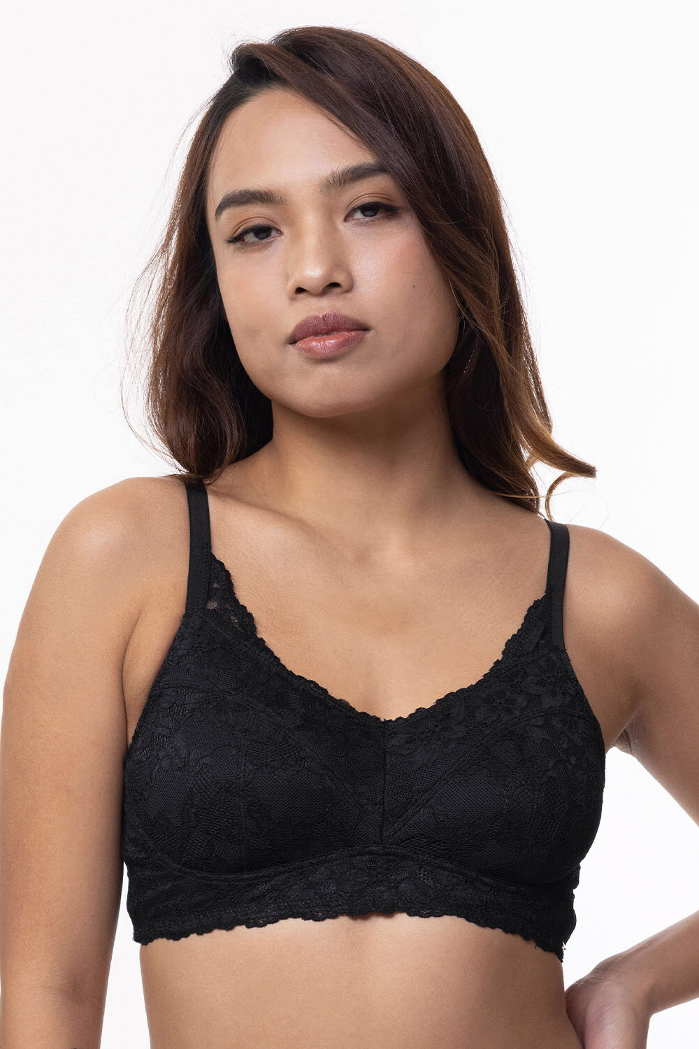 Dorina Black Dori - Post Surgery Full Cup Bra With Lace Detail, Size: 34A