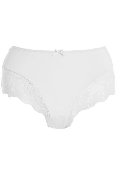 Stafford 6 Pair Blended Cotton Full-Cut Briefs (Small) White