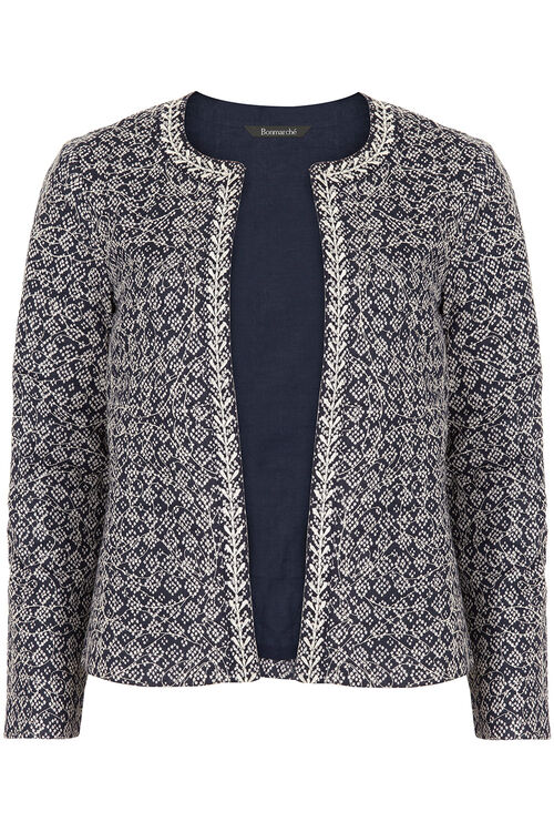 Embroidered Quilted Jacket