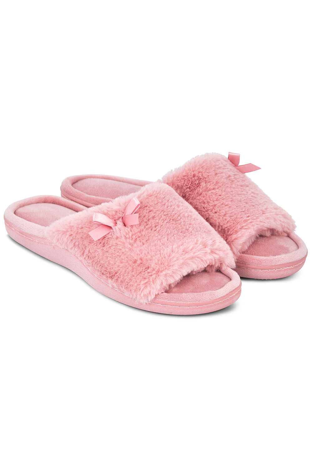 open toe slippers