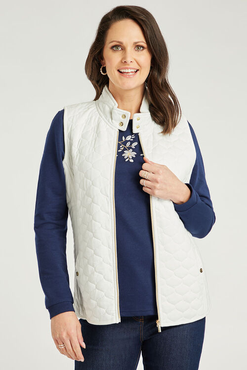 Quilted Gilet | Bonmarché