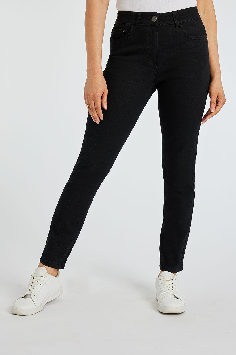 Bonmarche Black The Susie Slim Leg Jeans, Size: 12