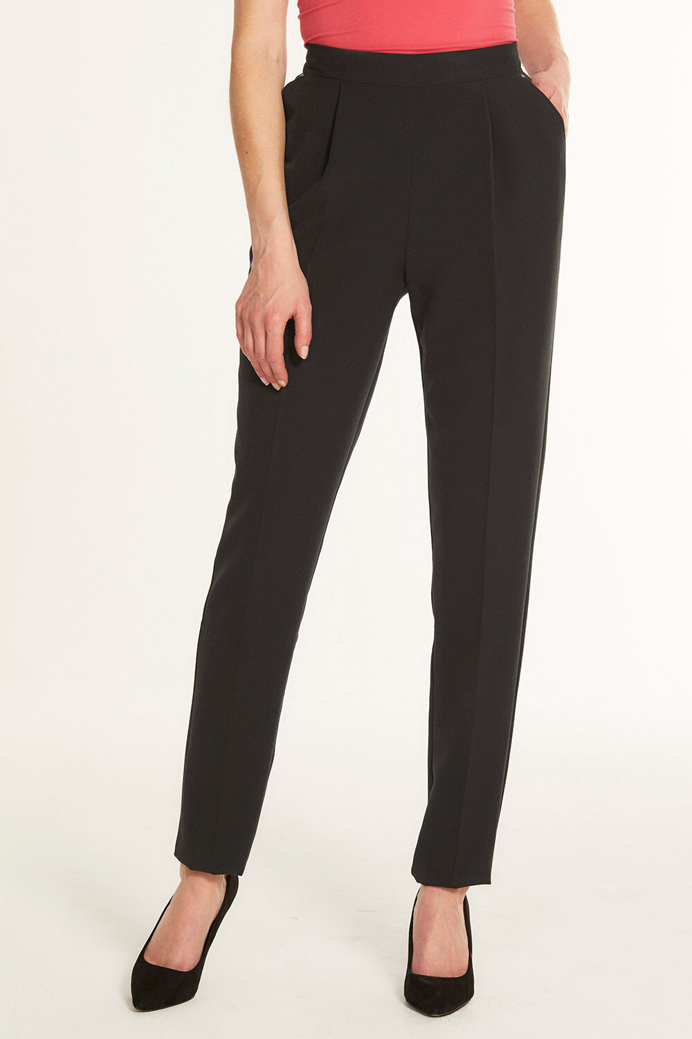 Women's Tailored Floral Jacquard Tapered Trouser | Boohoo UK