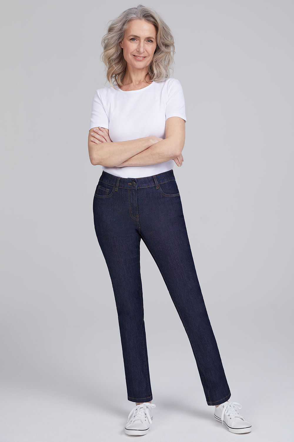 Bonmarche Denim Susie Slim Leg Jean - Blue - Size 20