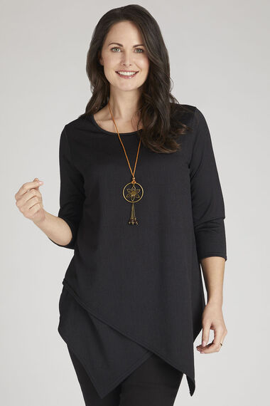 Asymmetrical Top With Necklace