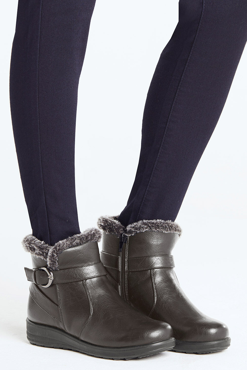 cushion walk ankle boots