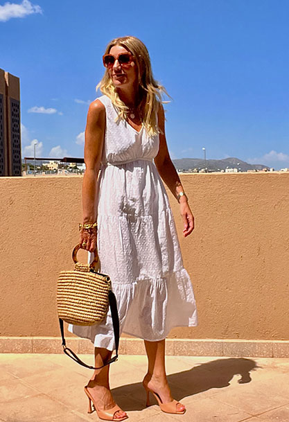 White Midi Dress