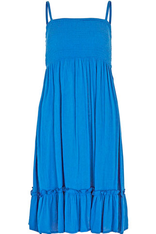 plain-blue-beach-dress