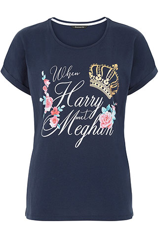 ‘When Harry Met Megan’ Print T-shirt