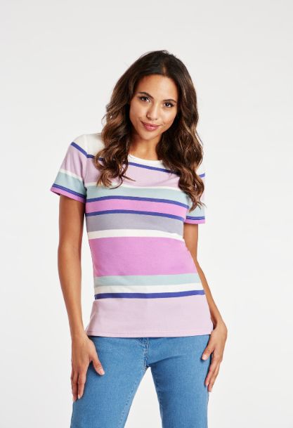 Short Sleeve Striped T-Shirt 