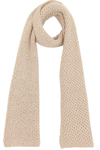 Knitted Scarf with Sequins