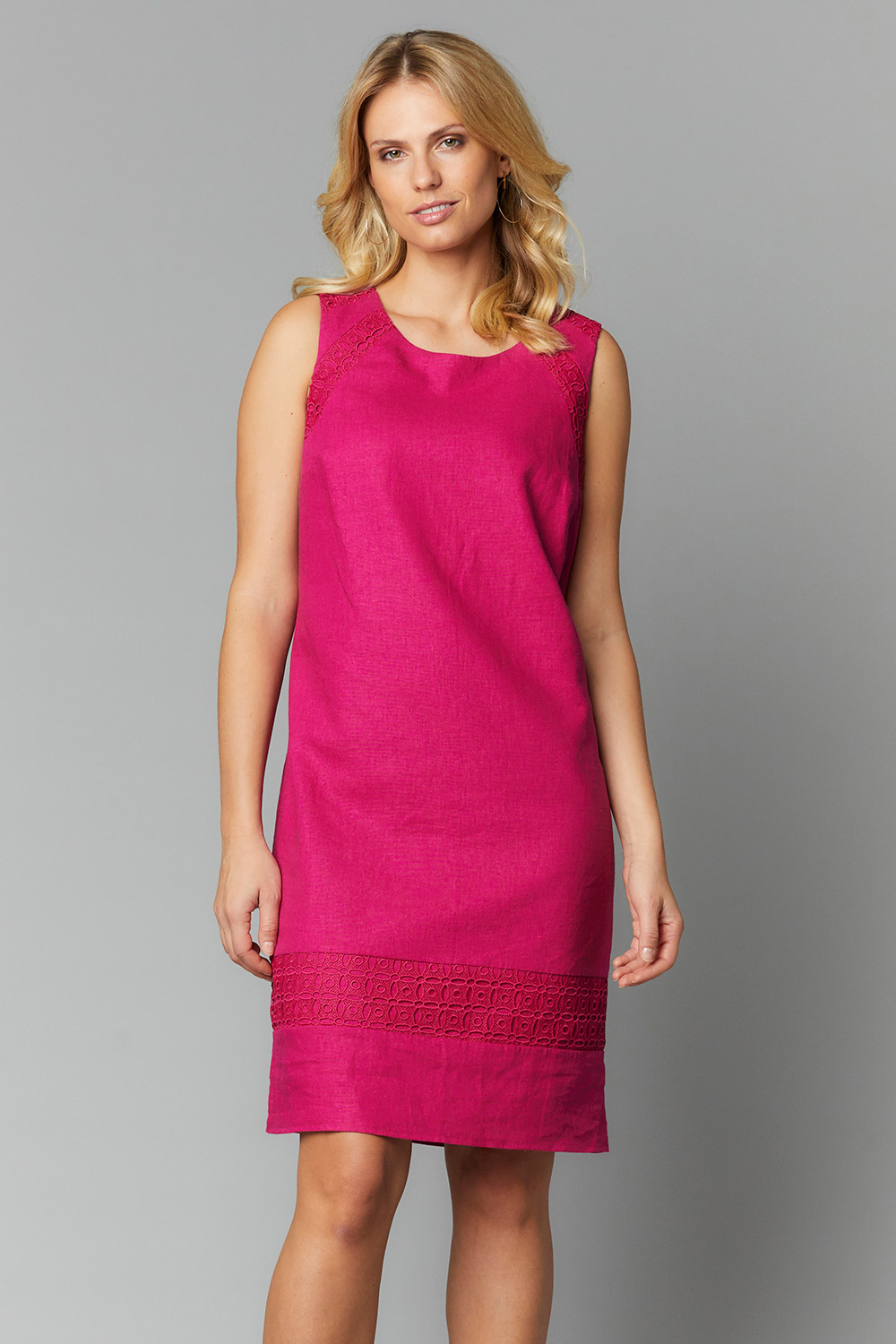 pink shift dress uk