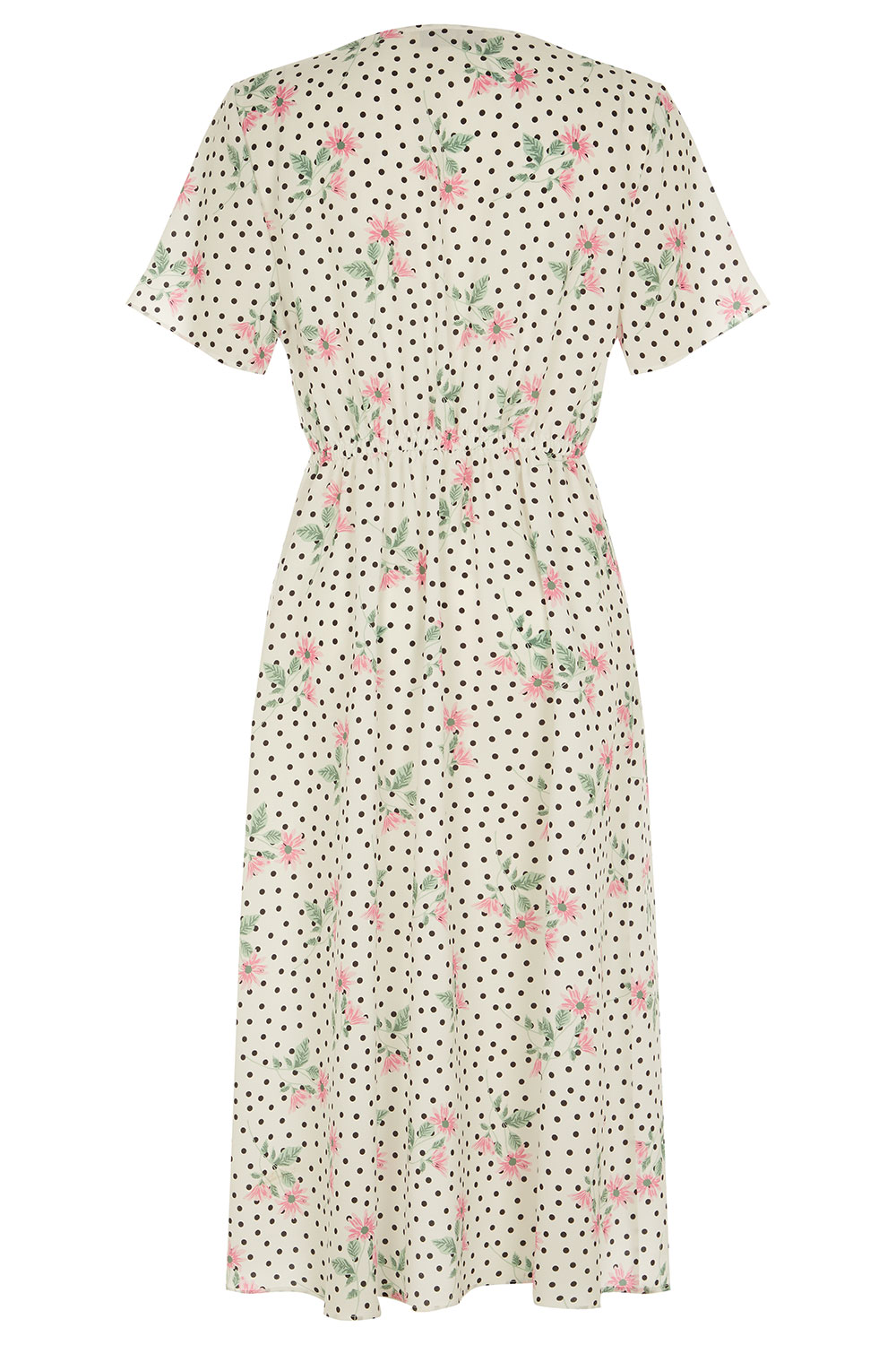 Daisy Spot Printed Tea Dress