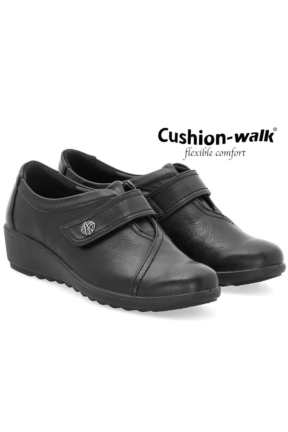 cushion walk black shoes
