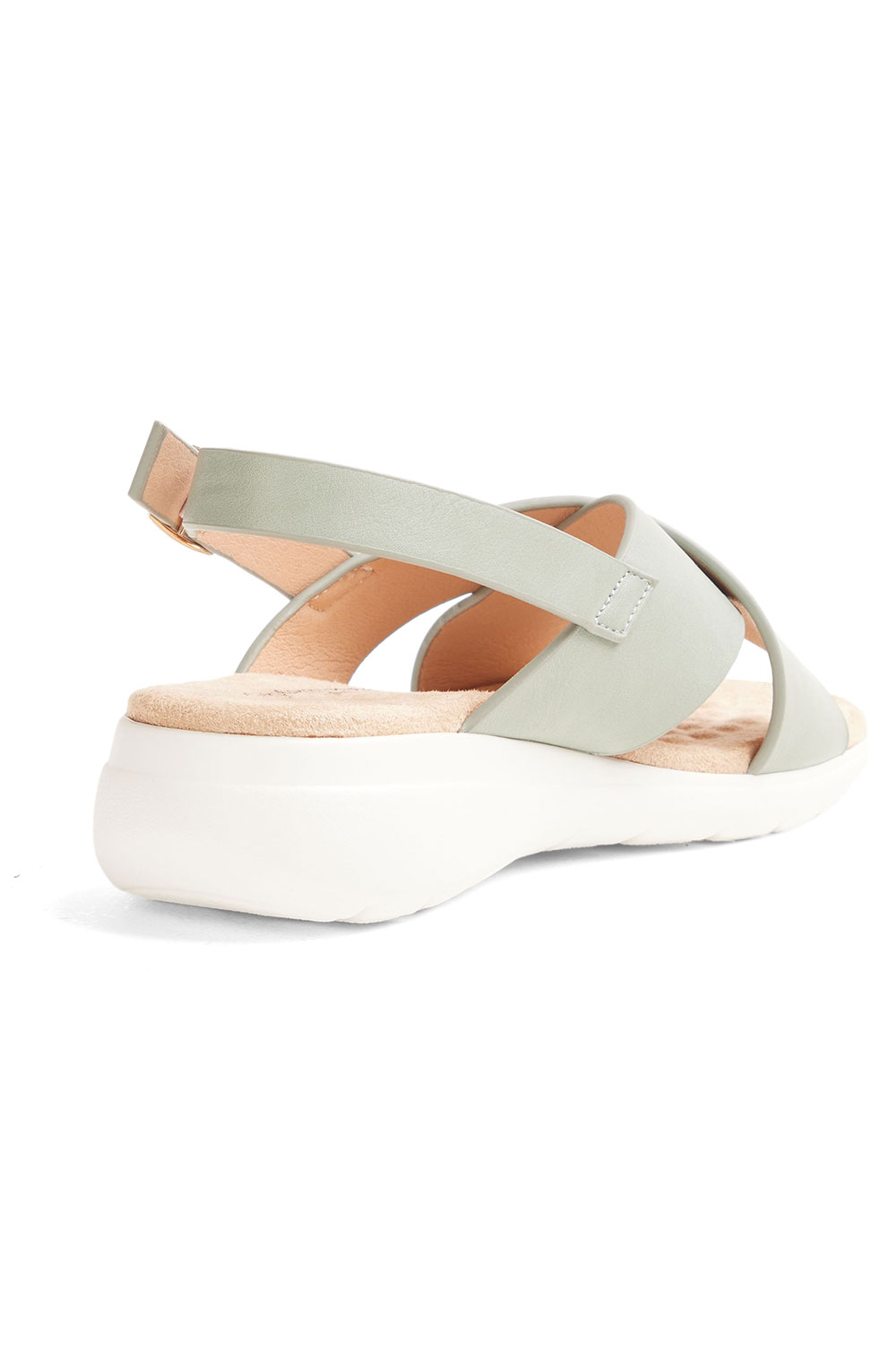 Cross Over Strap Sandals (Wide Fit) | Cushion Walk