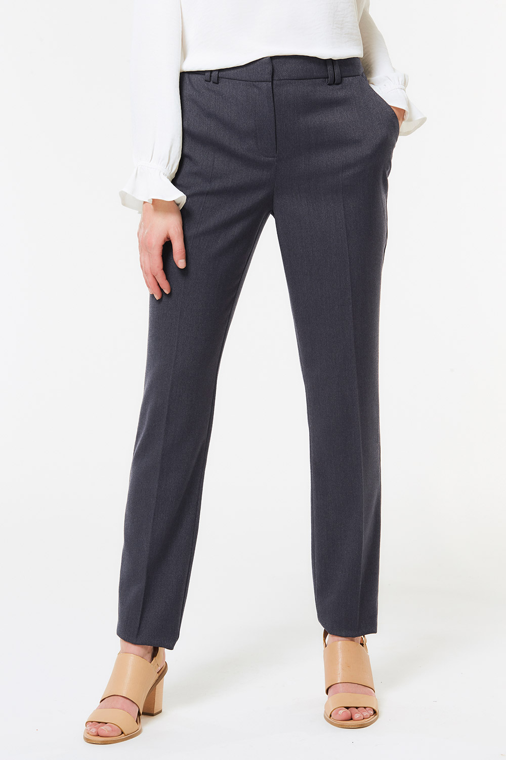 Tapered Elastic Back Trousers