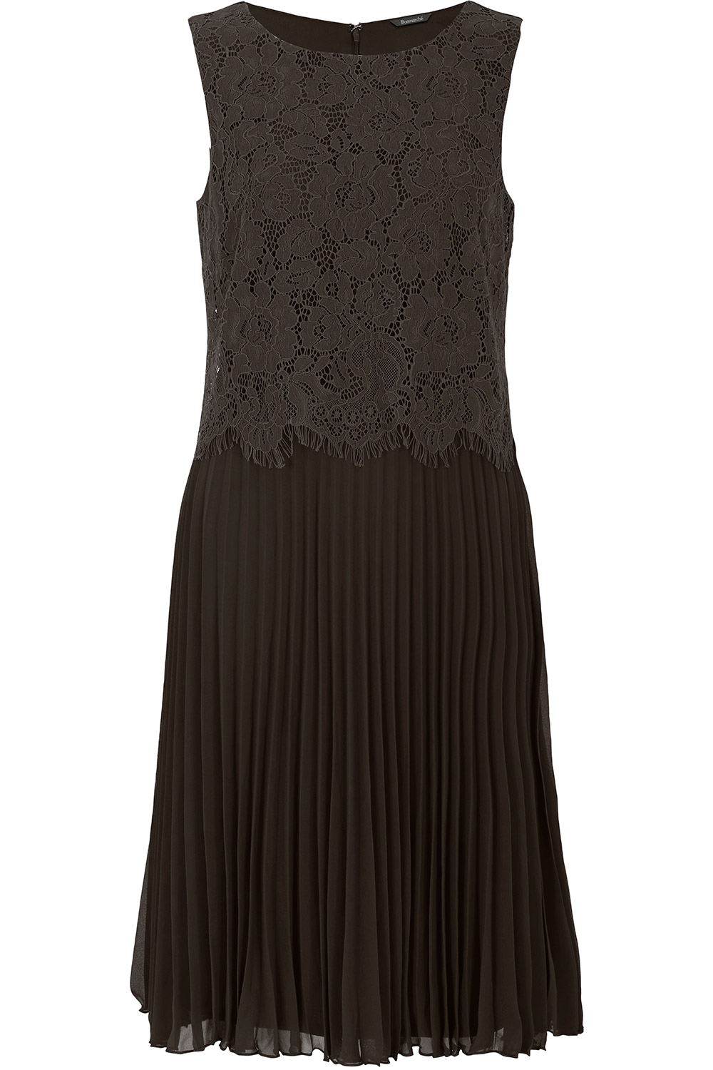 Lace Double Layer Pleated Dress