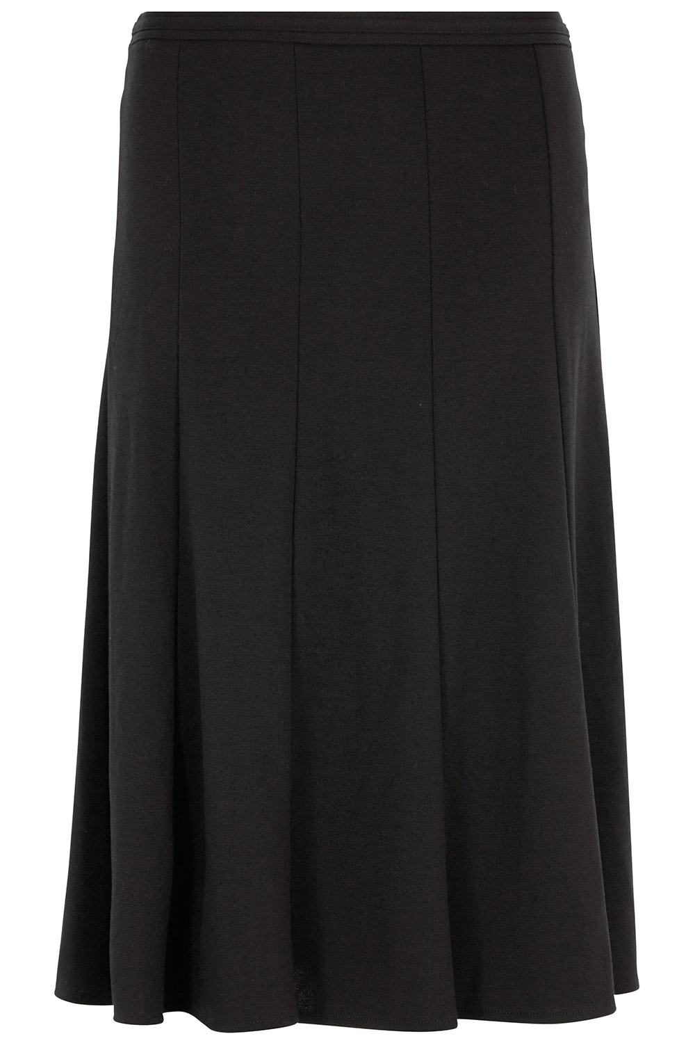 Elasticated Waist Ponte Panel Skirt Home Delivery Bonmarche