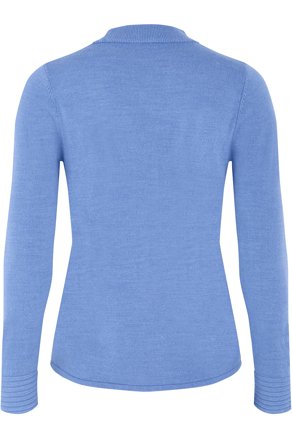 Supersoft Turtle Neck Jumper With Ripple Cuff Detail